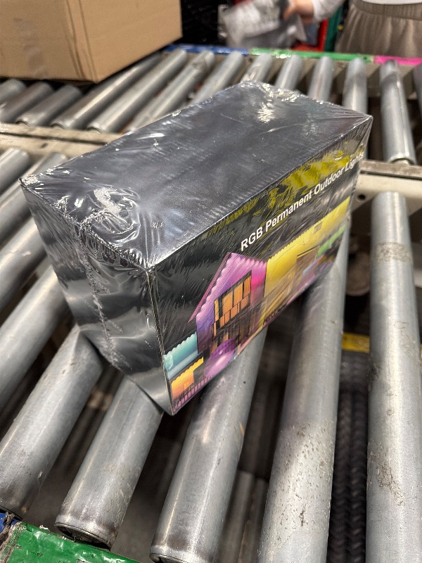 Photo 1 of ***SEALED***** Fussion 200ft Permanent Outdoor Lights for House, 2025 Smart RGB LED Outside Lights with APP Remote Control, IP67 Waterproof Eternity Eaves Lighting for Christmas, Halloween, Holiday, Party, Daily