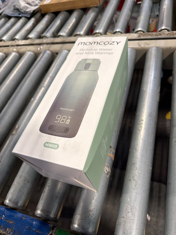 Photo 1 of ** MISING CHARGER** Momcozy Portable Milk Warmer for Travel – Dual Heating Modes for Breast Milk & Water, Portable Bottle Warmer with Fast Heating & Long Battery Life, 17 Ounces Large Capacity to Meet Your All-Day Needs