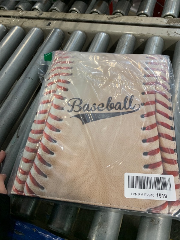 Photo 1 of ***MISSING PIECES*** ***READ CLERK NOTES*** RONMONG Baseball Card Binder,2024-2025 Sports Trading Card with Sleeves Holder Album,990 Pockets Baseball Card Holder Sheets Display Storage Protectors for Collectors Boys and Girls Gift