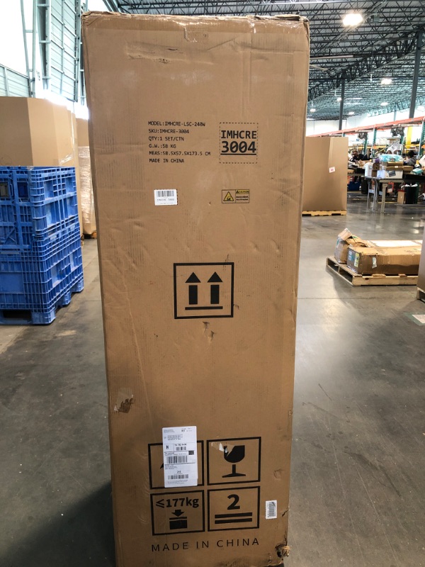 Photo 1 of ***5.7 Cu.Ft*** Commercial Beverage Refrigerator Glass Door Upright Drink Cooler Display Fridge with Adjustable Shelves and LED Light for Restaurant Bar Store Office