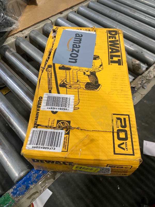Photo 1 of *** UNKNOWN IF IT WORKS**DEWALT Grease Gun 20V MAX, Cordless Electric Grease Gun 42” Hose, 10,000 PSI, Variable Speed Triggers, Tool Only (DCGG571B)