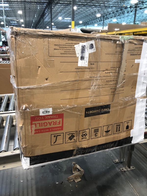 Photo 1 of *** On One SIDE, AS SHOWN IN THE IMAGE***Empava 24 inch Electric Single Wall Oven with 6 Cooking Funcitons, Built-in Convection System with Mechanical Knob Control, 24in, Stainless Steel