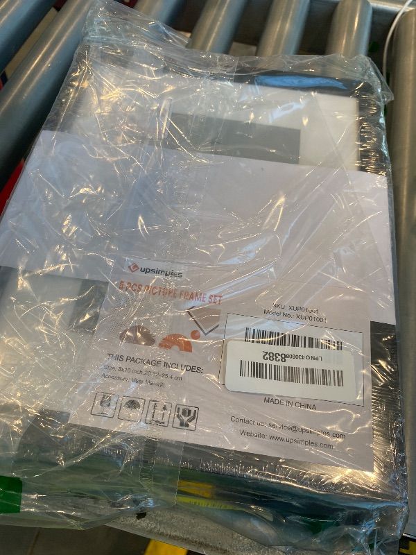 Photo 1 of *Factory Sealed*
upsimples 8x10 Picture Frame Set of 5, Display Pictures 5x7 with Mat or 8 x 10 Without, Wall Gallery Photo Frames, Black