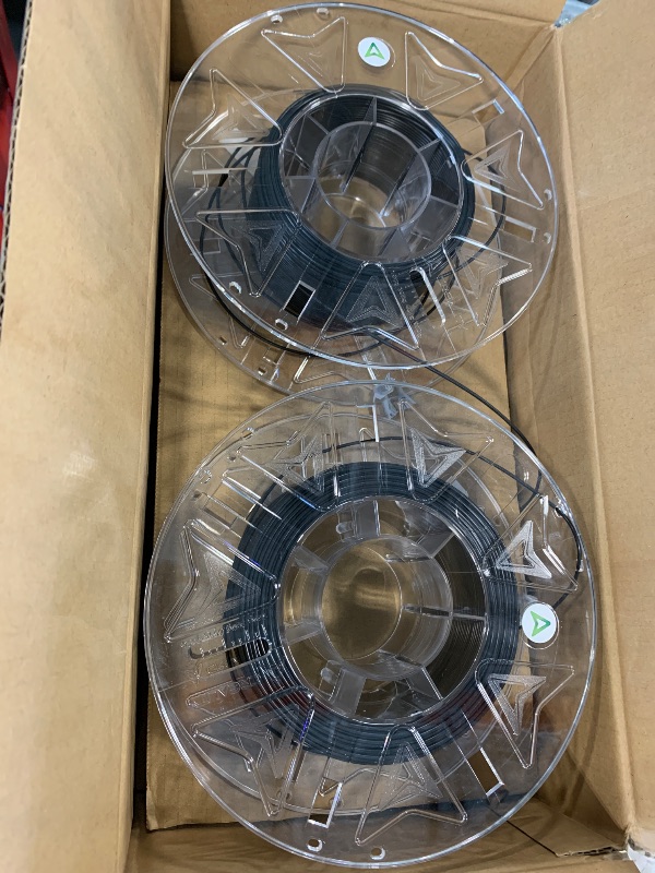 Photo 1 of ?Creality PLA Filament 1.75mm Bundle 4KG, Hyper RFID 3D Printer Filament PLA for High Speed 30-600mm/s, Support CFS, Fits for Most 3D Printers (Black&Black&Black&Black)