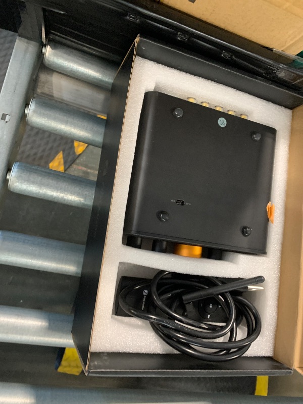 Photo 1 of ** UNKNOWN IF IT WORKS**Fosi Audio HT4S Bluetooth Amplifier for Outdoor Speakers, 4 Channel Power Amp for Home Theater, Outdoor Gathering, 4.1/5.0 Ch Stereo Home Audio Receiver, Supports AUX/Optical Input with Remote Control