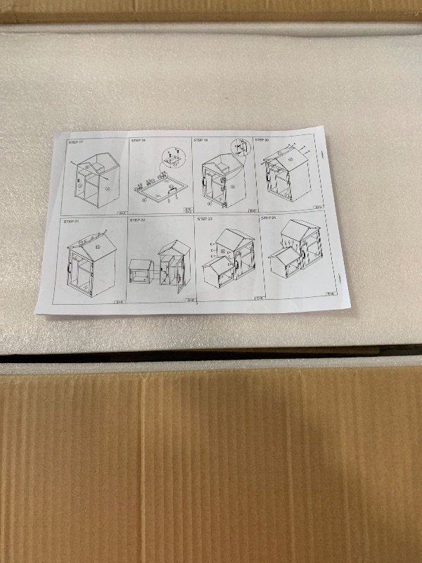 Photo 1 of ***UNABLE TO TEST***
Little Library Box Outdoor, Double Little Library Design with Adjustable Shelf and Large & Small Compartments, Solid Wood with Waterproof Coating & Metal Trim, Sharing Books, Literature & Newspapers