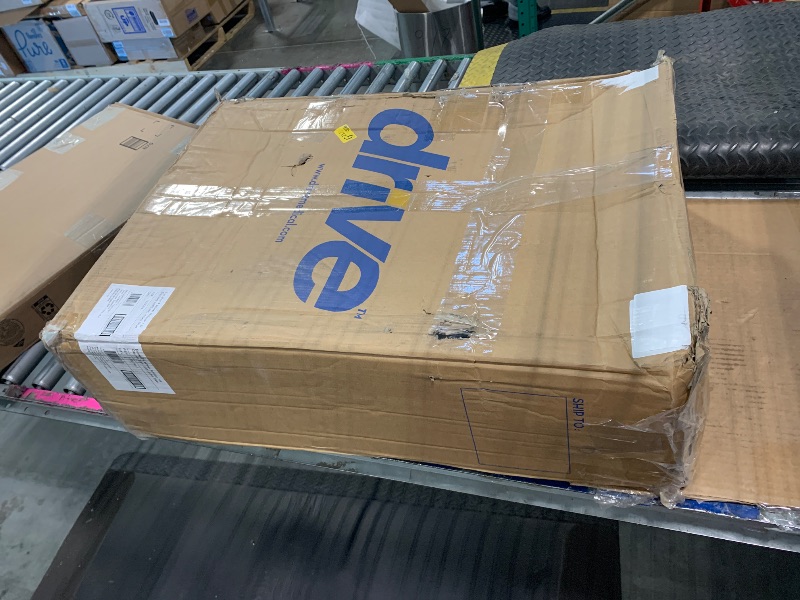 Photo 1 of ** heavily used very dirty** Drive Medical 10257BL-1 4 Wheel Rollator Walker With Seat, Steel Rolling Walker, Height Adjustable, 7.5" Wheels, Removable Back Support, 300 Pound Weight Capacity, Blue