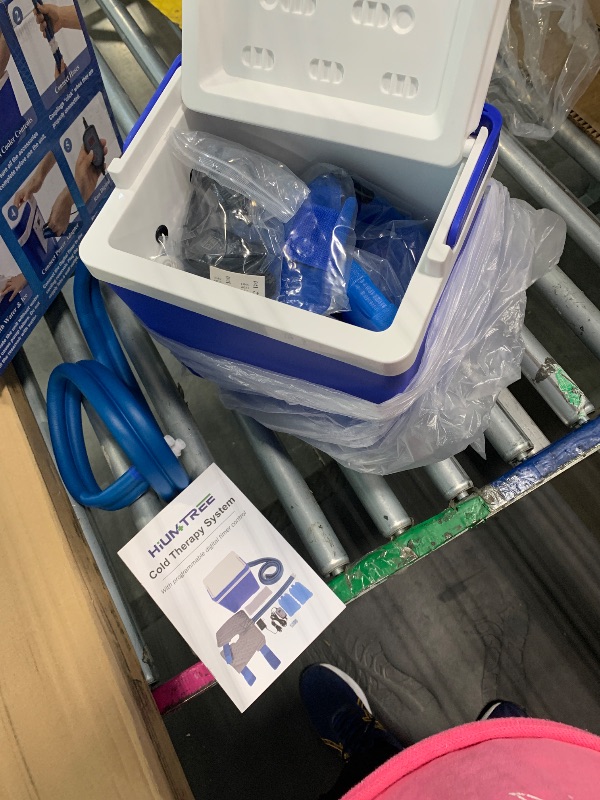 Photo 1 of ***no power supply***Ice Machine for Knee After Surgery, Cold Therapy Machine, Knee Ice Machine with Digital Timer, Cooling Reservoir and Quiet Bump, for Post-Surgery and Post-Trauma Pain Relief, Lightweight 9 Quart