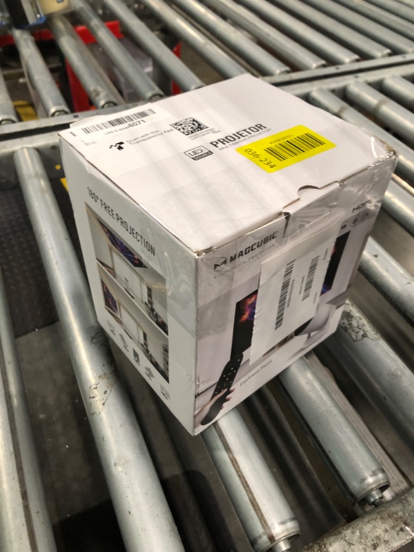 Photo 1 of ?Electric Focus?Magcubic Mini Projector 4K Support, Portable Projector with WiFi 6 and Bluetooth 5.4, Smart Proyector, 5W Soundbase Speaker, 180°Rotation for Home Theater