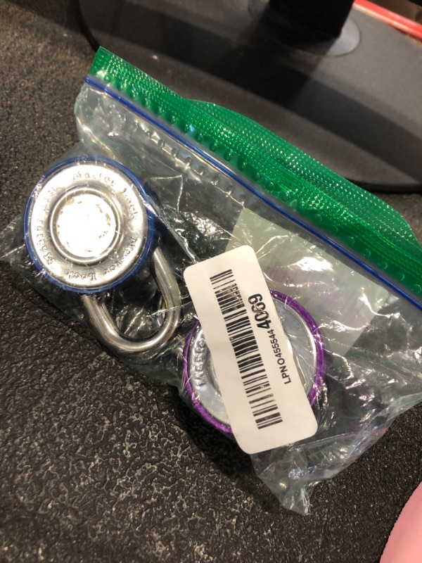 Photo 1 of ****COMBO UNKNOWN***** Master Lock 1530DCM Locker Lock Combination Padlock, 2 Count (Pack of 1) Colors May Vary