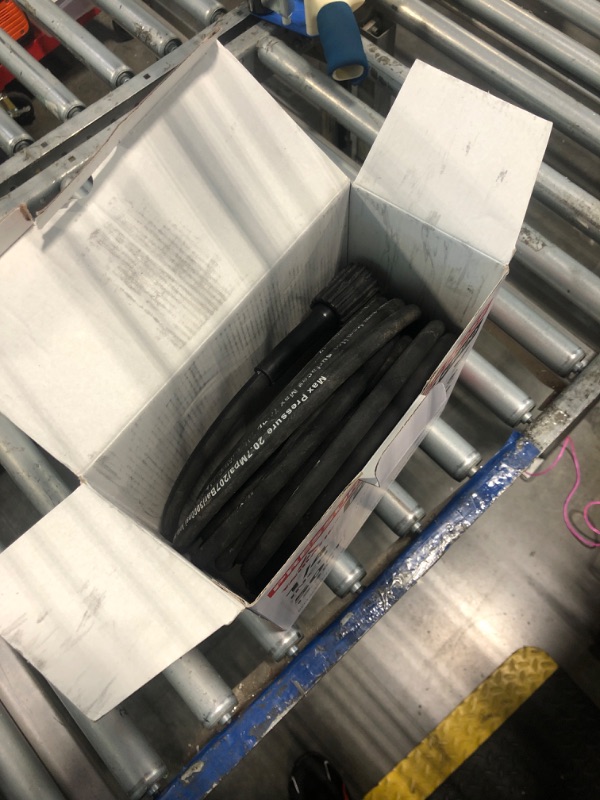 Photo 1 of *****PARTIAL SET***** YAMATIC Pressure Washer Hose 50FT 1/4" ID, Standard (2) M22 Brass Fittings, 3200 PSI Kink-Resistant Replacement for Ryobi, Troy Bilt, Greenworks, CRAFTSMAN M22 Threads Power Washers