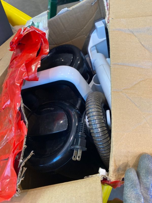 Photo 1 of ***SELLING FOR  PARTS*** Portable Carpet & Upholstery Spot Cleaner, 15Kpa Powerful Suction & Spot Remover, Deep Stain Cleaning for Carpet, Car Seats, Pets, Stairs, Couches, with Dual Size BrushHead