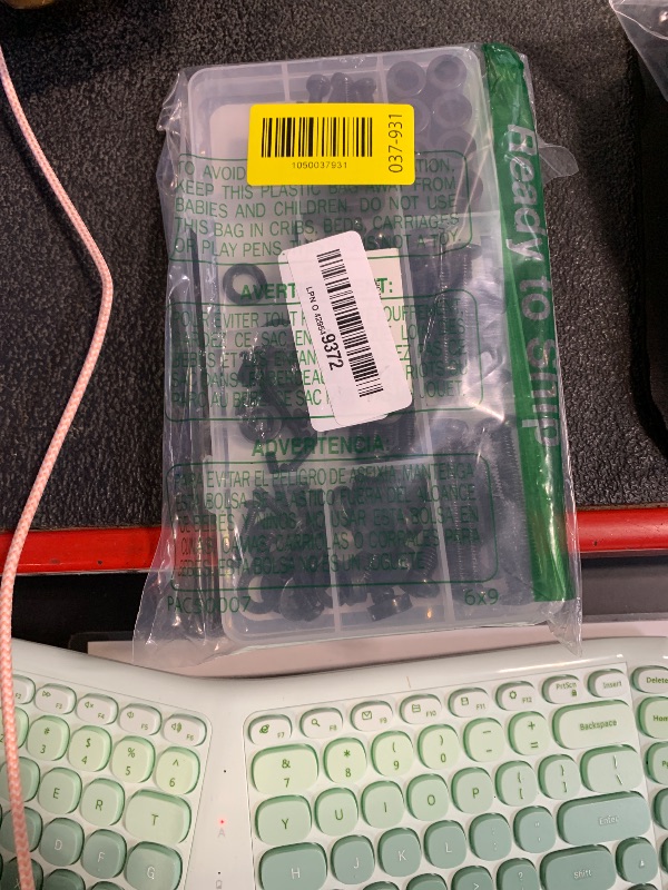 Photo 1 of ** MISSING** 92PCS Universal TV Mounting Hardware Screw Kit Set - M4 M5 M6 M8 Screws, Spacers and Washers for Most TV/Monitor VESA Mount, TV Mount Replacement Screws with Box up to 80", Black