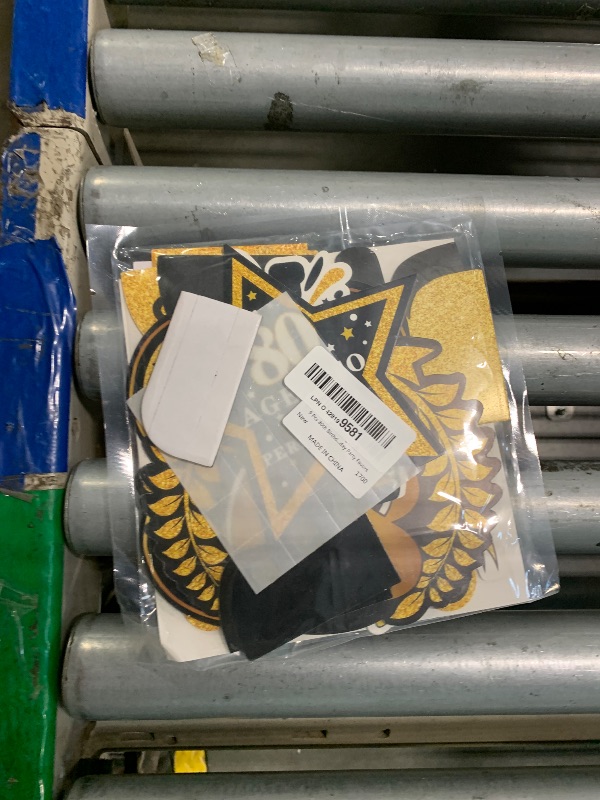 Photo 1 of **FACTORY SEALED **
9 Pcs 80th Birthday Decoration for Men Women Happy 80th Birthday Honeycomb Centerpieces 80th Birthday Table Party Decorations Black and Gold Cheers to 80 Years Decor 1945 Birthday Party Favors