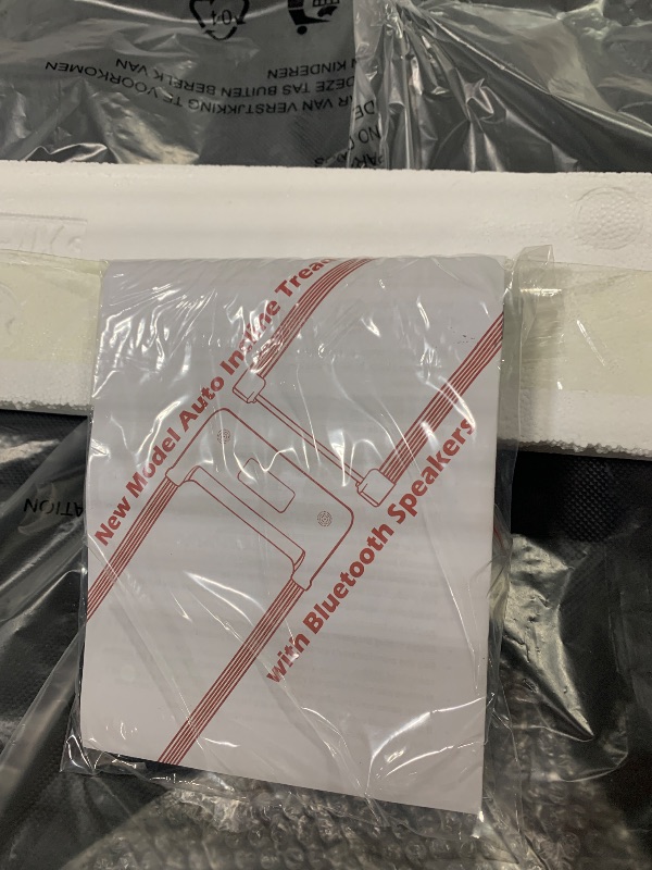 Photo 1 of ** NEW ITEM / NO RETURN**PACEROCKER Walking Pad Treadmill with 12% 9-Level Auto Incline, 450 lbs Capacity Bluetooth Speaker Under Desk Treadmills for Home Hiking, 5 MPH, Carbon Black