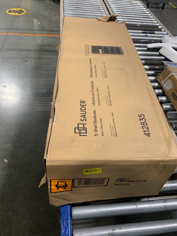 Photo 1 of ** NEW ITEM / NO RETURNS ** Sauder Miscellaneous Storage 5-Shelf Bookcase/ Book shelf, Select Cherry finish