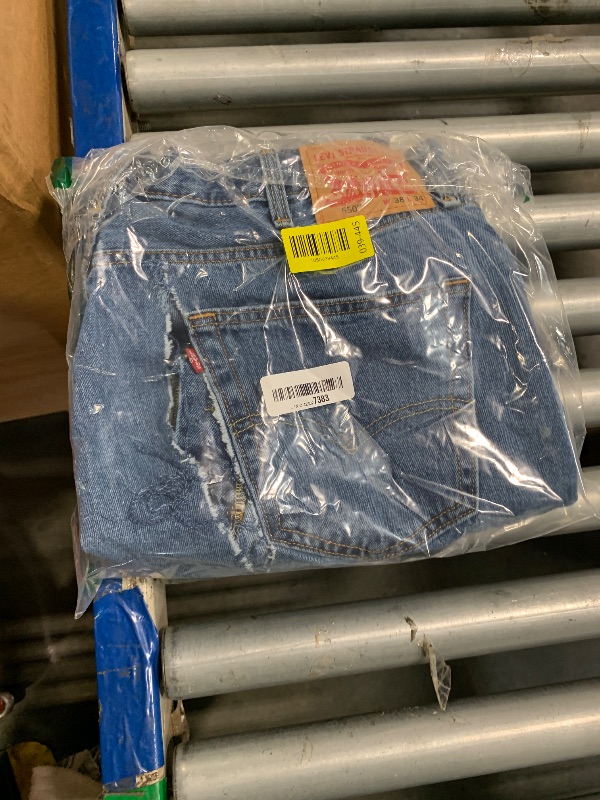 Photo 1 of **MINOR DAMAGE**
Levi's Men's 550 Relaxed Fit Jeans (Also Available in Big & Tall), Medium Stonewash, 38W x 34L