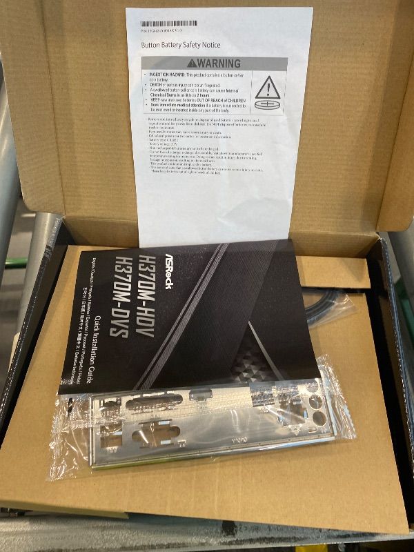 Photo 1 of *USED*
ASRock H370M-HDV LGA1151/ Intel H370/ DDR4/ SATA3&USB3.2/ Micro ATX Motherboard