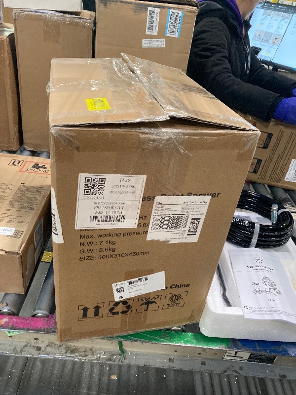 Photo 1 of ****FACTORY SEALED***Gyfent X9 Airless Paint Sprayer, 0.39GPM Paint Sprayer for Home Interior 650W 3000psi Airless Sprayer with Low Overspray Adjustable Pressure & Motor Speed for House Painting DIY Garage