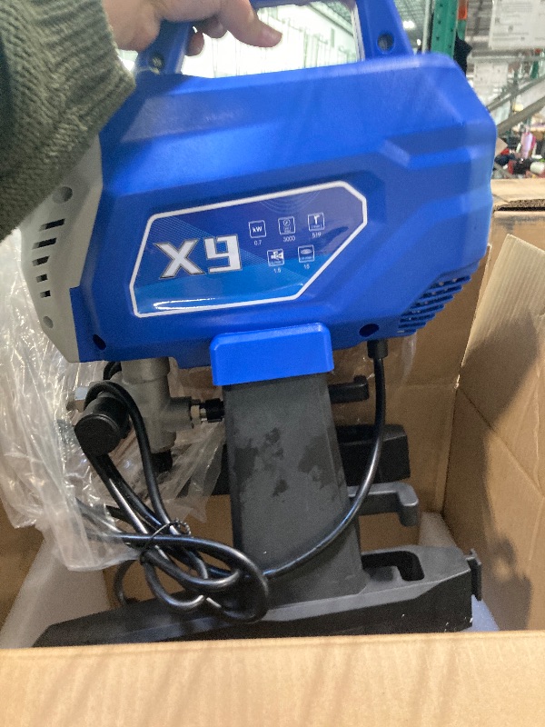 Photo 1 of ****FACTORY SEALED***Gyfent X9 Airless Paint Sprayer, 0.39GPM Paint Sprayer for Home Interior 650W 3000psi Airless Sprayer with Low Overspray Adjustable Pressure & Motor Speed for House Painting DIY Garage