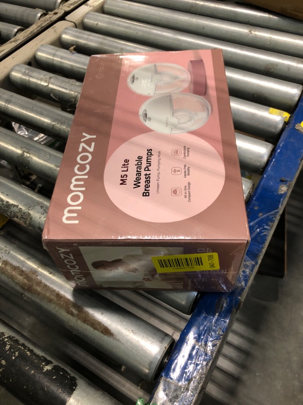 Photo 1 of ***FACTORY SEALED**Momcozy M5 Lite Hands-Free Wearable Breast Pump, DoubleFit Flange for Baby-Like Comfort, 3 Modes & 9 Suction Levels, No Flange Insert or Hard Carry Case, 24mm, 2-Pack, Cozy Red