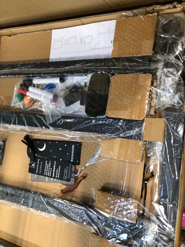 Photo 1 of ***FACTORY SEALED***TSJ OFFICE Large Rolling Whiteboard - Dry Erase Magnetic 48 x 32 Inches White Board Height Adjust Double Sides Mobile Portable Easel on Wheels, Dry Erase Board with Stand for Office, Home & Classroom