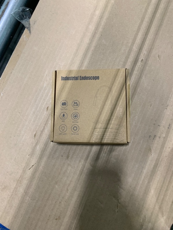 Photo 1 of [Dual-Lens] Endoscope Camera with Light, 1920P HD Borescope with 8+1 Adjustable LED Lights, IP67 Waterproof 16.5FT Semi-Rigid Snake Cord Inspection Camera for iPhone, iPad and Android Phone (Type C)