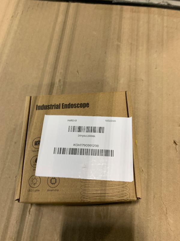 Photo 1 of [Dual-Lens] Endoscope Camera with Light, 1920P HD Borescope with 8+1 Adjustable LED Lights, IP67 Waterproof 16.5FT Semi-Rigid Snake Cord Inspection Camera for iPhone, iPad and Android Phone (Type C)