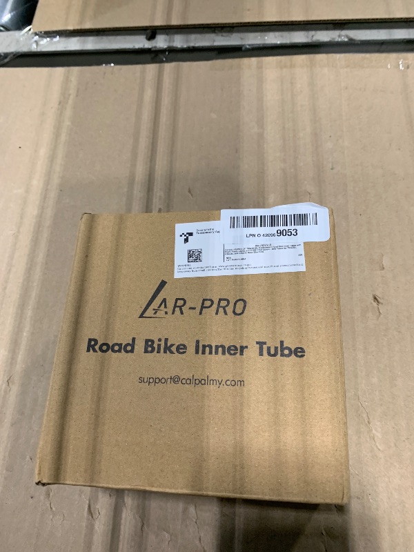 Photo 1 of (6-Pack) AR-PRO 28" 700x20-25c Replacement Road Bike Inner Tubes with 80mm Presta Valves and Free 2 Tire Levers - Bike Tubes for 700x20c, 700x23c, and 700x25c Road Bike Tires