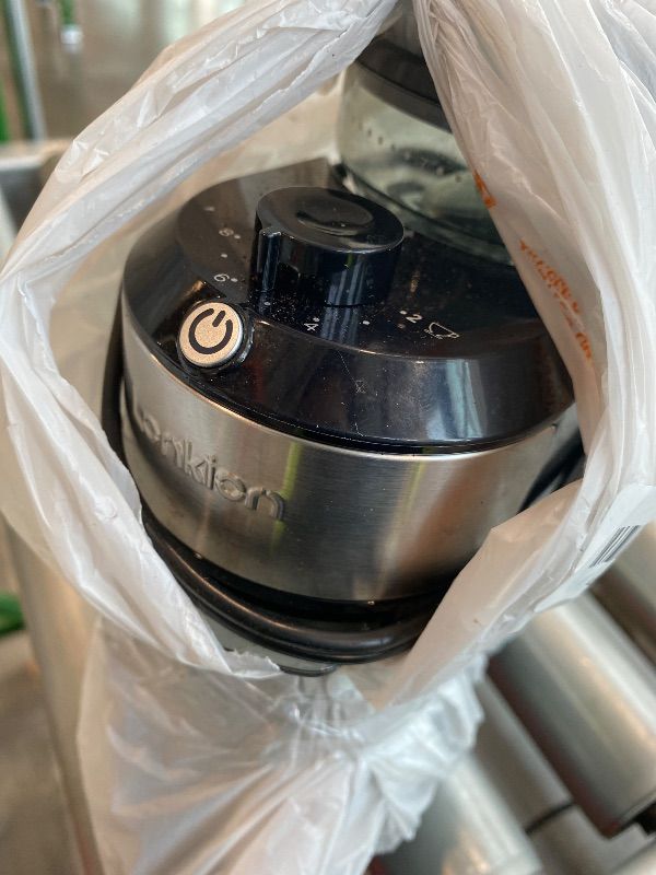 Photo 1 of *Minor Damage*
Lonkion Burr Coffee Grinder Electric - Adjustable Burr Grinder with 28 Precise Grind Settings for 12 Cups - Coffee Grinders for Home Use - Professional Coffee Bean Grinder - Stainless Steel