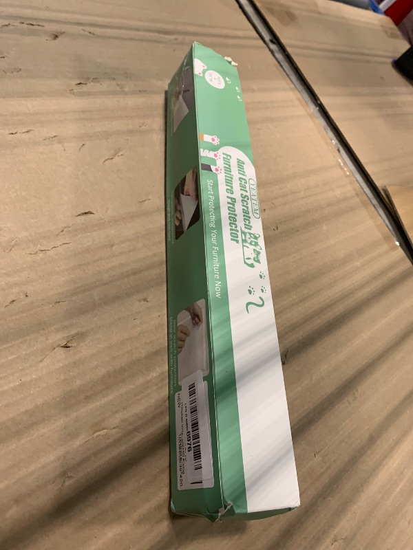 Photo 1 of [Thicken Vinyl] Cat Scratch Furniture Protector, 162"x15" Couch Protector from Cat Claws, Single-Sided Sticky Anti Scratch Furniture Protector,Extended Size Protects More Furniture+50 Fixing