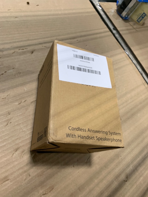 Photo 1 of [New] VTech VG134-11 DECT 6.0 Cordless Home Phone with Bluetooth Connection, Digital Answering Machine, Backlit Display,Full Duplex Speakerphone, Caller ID/Call Waiting,1000 ft Range (Black)