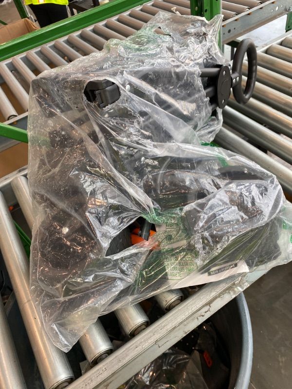 Photo 1 of ***MAJOR DAMAGE*** ***READ CLERK NOTES*** Collapsible Wagon with Big Wheels, Beach Wagons Carts Foldable with All-Terrain Wheels, Large Weight Capacity Heavy Duty Carts with Cup Holders for Camping, Garden, Sports, Grocery Black