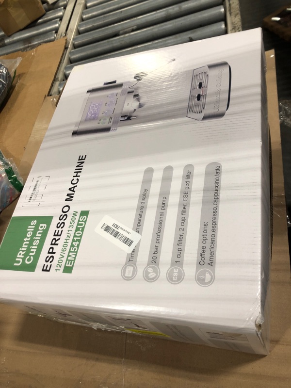 Photo 1 of ***SAME ITEM****Espresso Machine 20 Bar Temperature Control LED Display Expresso Machine for Home with Steam Milk Frother for Cappuccino Latte Stainless Steel Espresso Maker with Removable Water Tank for Americano