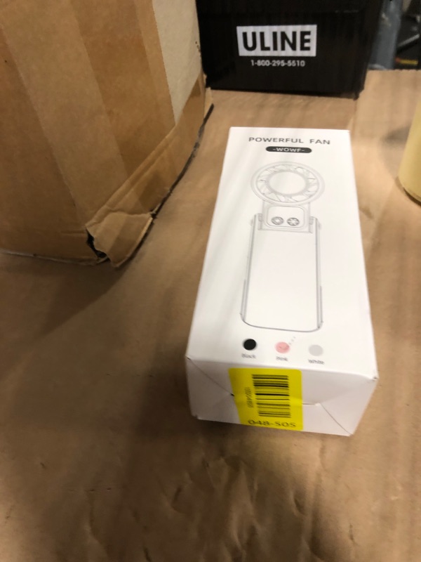 Photo 1 of ***MISSING CHARGER*** WOWF Portable Handheld Fan, 12000RPM Powerful Hand Fan Foldable with Air Turbo Tech Cooling,Turbo Fan for Indoor Outdoor Activities, Travel, Working (Pink)