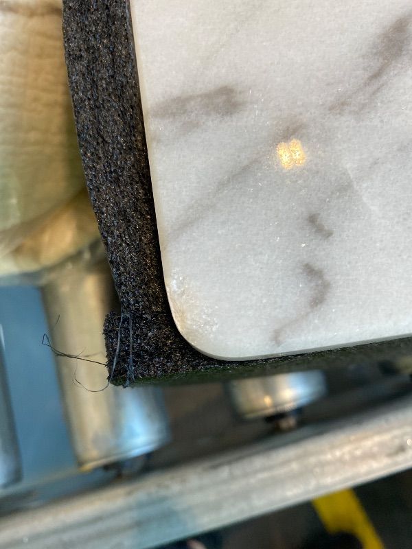 Photo 1 of ***MINOR DAMAGE*** Gypie Toilet Paper Holder with Shelf, New Upgrade Double Toilet Paper Holder with Storage, Marble Roll Toilet Paper Wall Mount for Bathroom Washroom(Black)