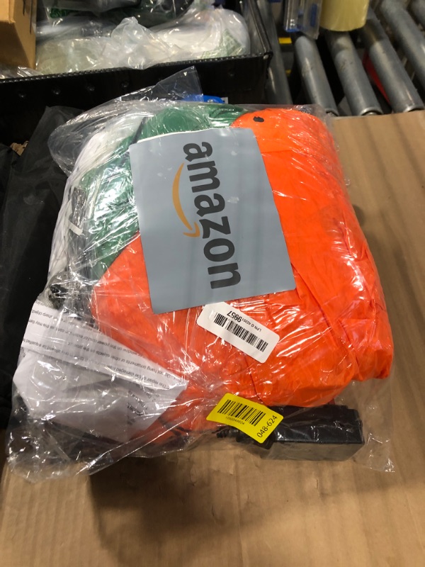 Photo 1 of 10FT Halloween Inflatables Pumpkin Skeleton Archway with Built-in LED Lights – Blow Up Yard Decoration with Candy Pumpkins for Indoor Outdoor Lawn Garden