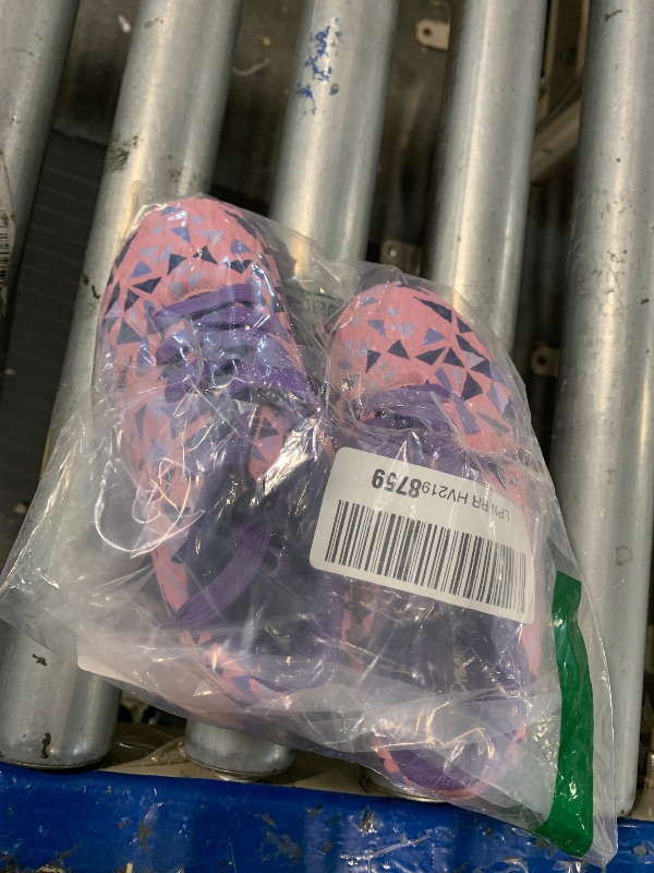 Photo 1 of ***DIRTY****DREAM PAIRS Boys Girls Soccer Cleats Youth Firm Groud Athletic Outdoor Trainning Football Shoes for Little/Big Kid,Size 10 Toddler,Pink/Purple,HZ19003K