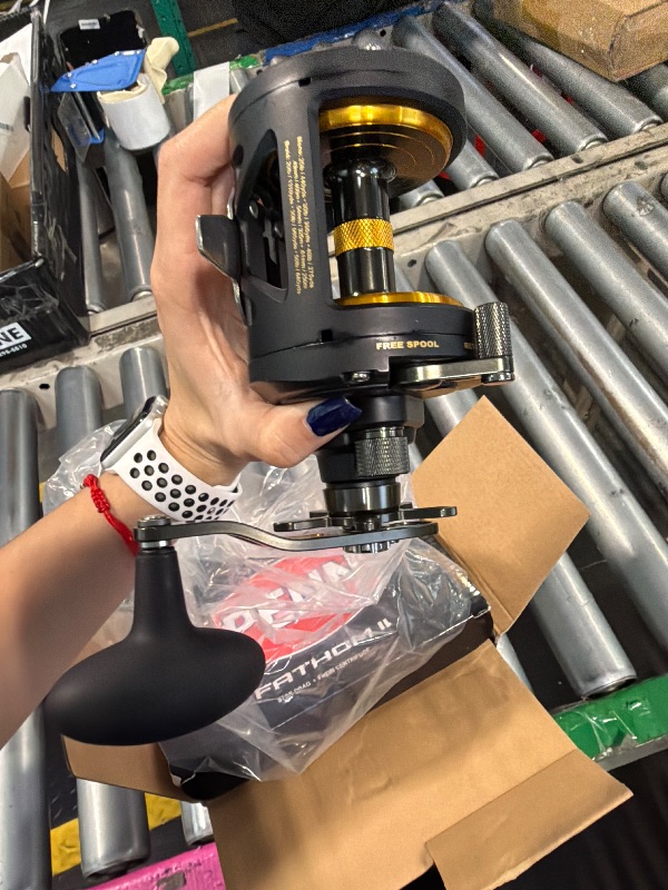 Photo 1 of PENN Fathom II Star Drag Conventional Fishing Reel, Black Gold