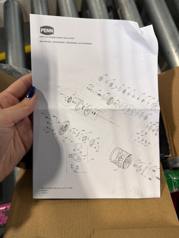 Photo 1 of PENN Fathom II Star Drag Conventional Fishing Reel, Black Gold