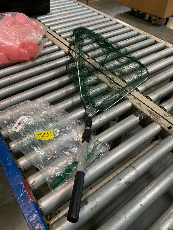 Photo 1 of ** only one pcs **** Fishing Landing Net with Telescoping Pole Fishing Net Freshwater Fishing Net for Pond, Handle Full Extended to 50 Inches