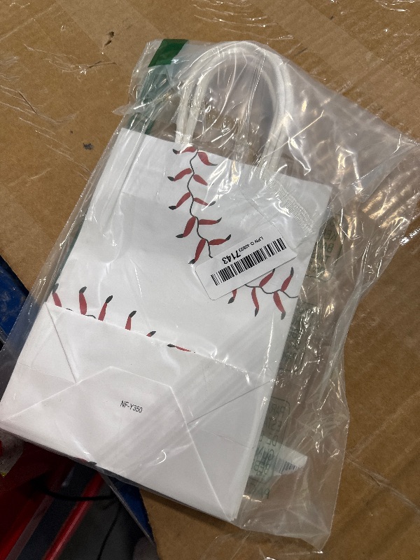Photo 1 of **MISSING HALF** Küchera Baseball Gift Bags for Kids – 12 Pack Baseball Sports Theme Party Favors Bags for Boys and Girls – Snack & Treat Goodie Bag for Birthday or Team Game Events and Party Decarations Supplies
