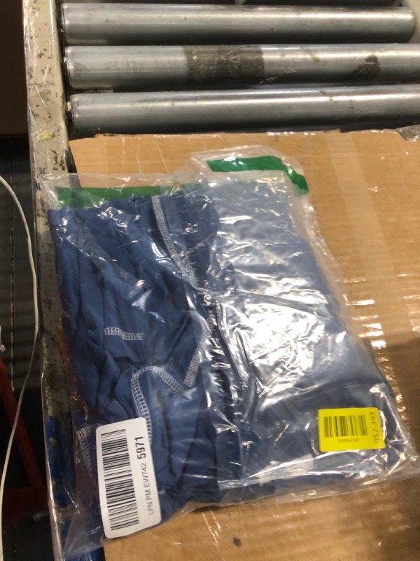 Photo 1 of *See Clerk Notes*
Ekouaer Button Up Pajamas for Women Short Sleeve with Long Pants Two-Piece Sleepwear Soft Pjs Set Dark Blue