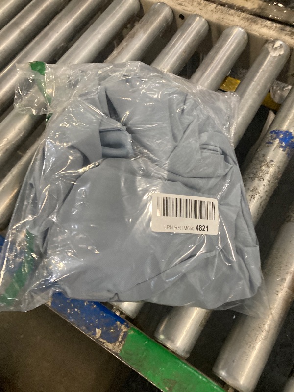 Photo 1 of ***NEED TO BE WASHED***Homiily Short Sleeve Dusty Blue Formal Bridesmaid Dresses for Women Chiffon Ruffled High Low Wedding Guest Dress with Pockets Size 14