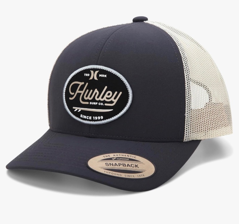 Photo 1 of **BLACK COLOR*** Hurley Mens Hat - Beach Break Trucker Water Resistant Baseball Cap