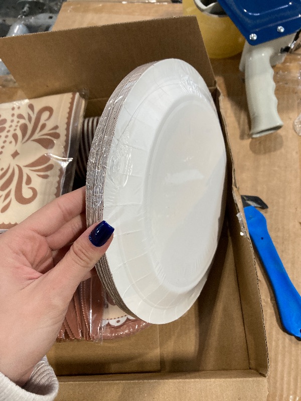 Photo 1 of ****FRABRIC SEALED***MEHOFOND 169 pcs Cielito Lindo Baby Shower Party Decorations, Fiesta Cielito Lindo Baby Shower Plates and Napkins, Mexican Theme Disposable Dinnerware, Paper Plates Cups Party Supplies, Serve 24