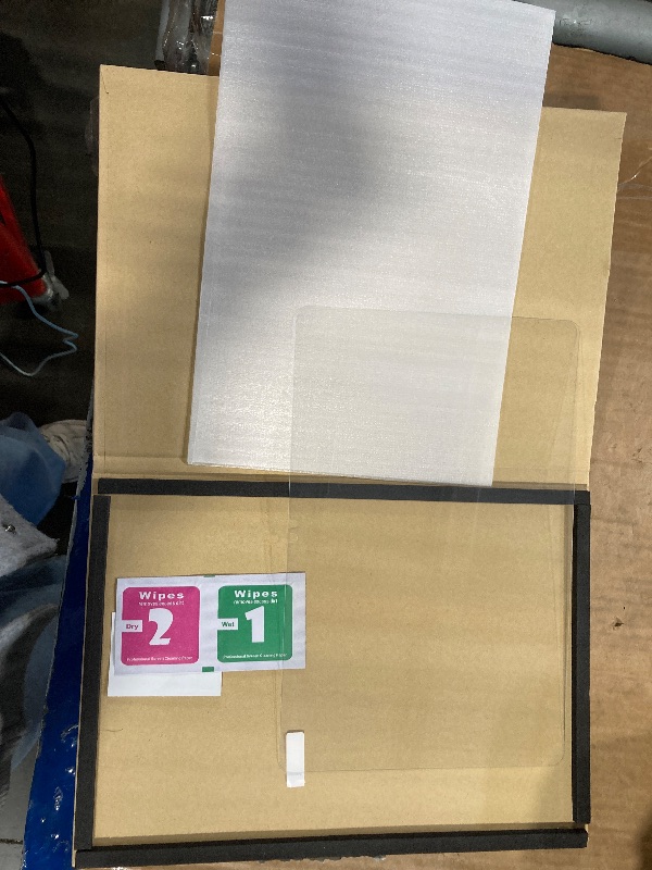 Photo 1 of ***PROTECTOR IS FINE, JUST THE BOX A LITTLE DAMAGE*** XYGCACO Tempered Glass Film Fit for Samsung TAB S7 T870/T875/S8 (11 Inches), 1 Pack Screen Protector, High Definition, 9H Hardness, Easy Installation