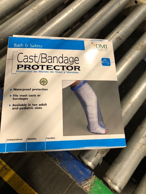 Photo 1 of ***17 PCS**DMI Waterproof Cast Cover, Wound Barrier & Bandage Protector, Reusable with a Watertight Seal for Showers, Baths and Pools, Fits Adult Large Leg up to 42 Inches in Length, Long Leg