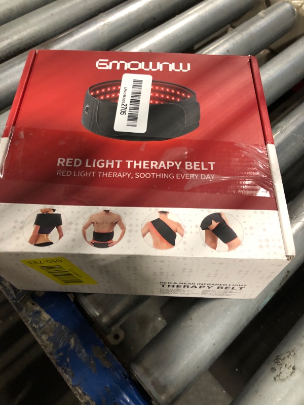 Photo 1 of ***READ CLERK NOTES*** Red Light Therapy for Body, Infrared Light Therapy for Shoulder Waist Muscle Pain Relief, Upgraded 3 in 1 Led Beads, 660nm Red Light &850nm Near Infrared Light Therapy Belt Wrap Timer Remote Control