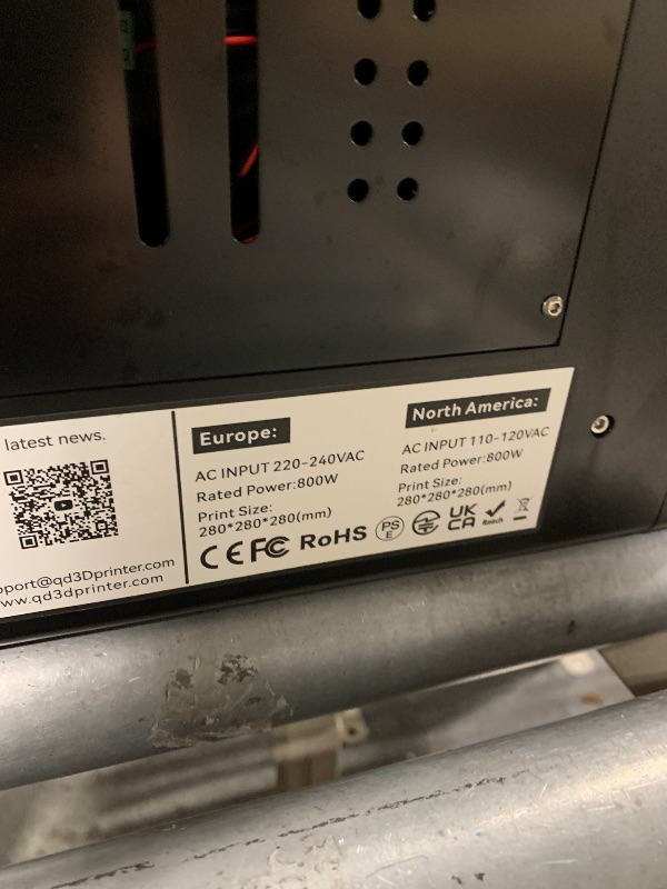 Photo 1 of ***PARTS ONLY*** MISSING TOP PART AND CABLE****** QIDI Tech X-Plus 3 3D Printer